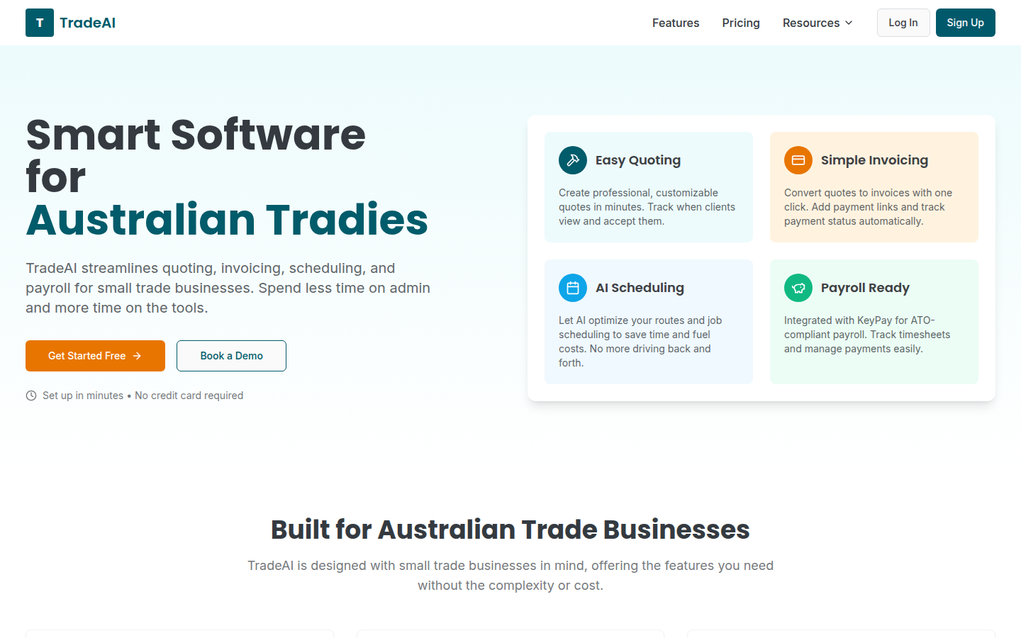 Trade AI — Web App / SaaS